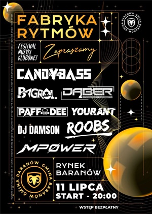 DJ Yourant - Fabryka Rytmów Vol.3 - Baranów (11.07.2026) DJ Yourant - Fabryka Rytmów Vol.3 - Baranów (11.07.2026)